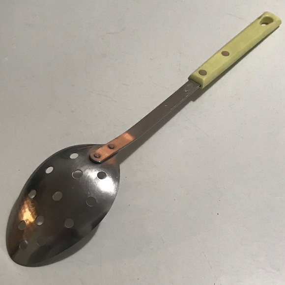 Vintage Slotted Cooking Spoon - Picture 3 of 5